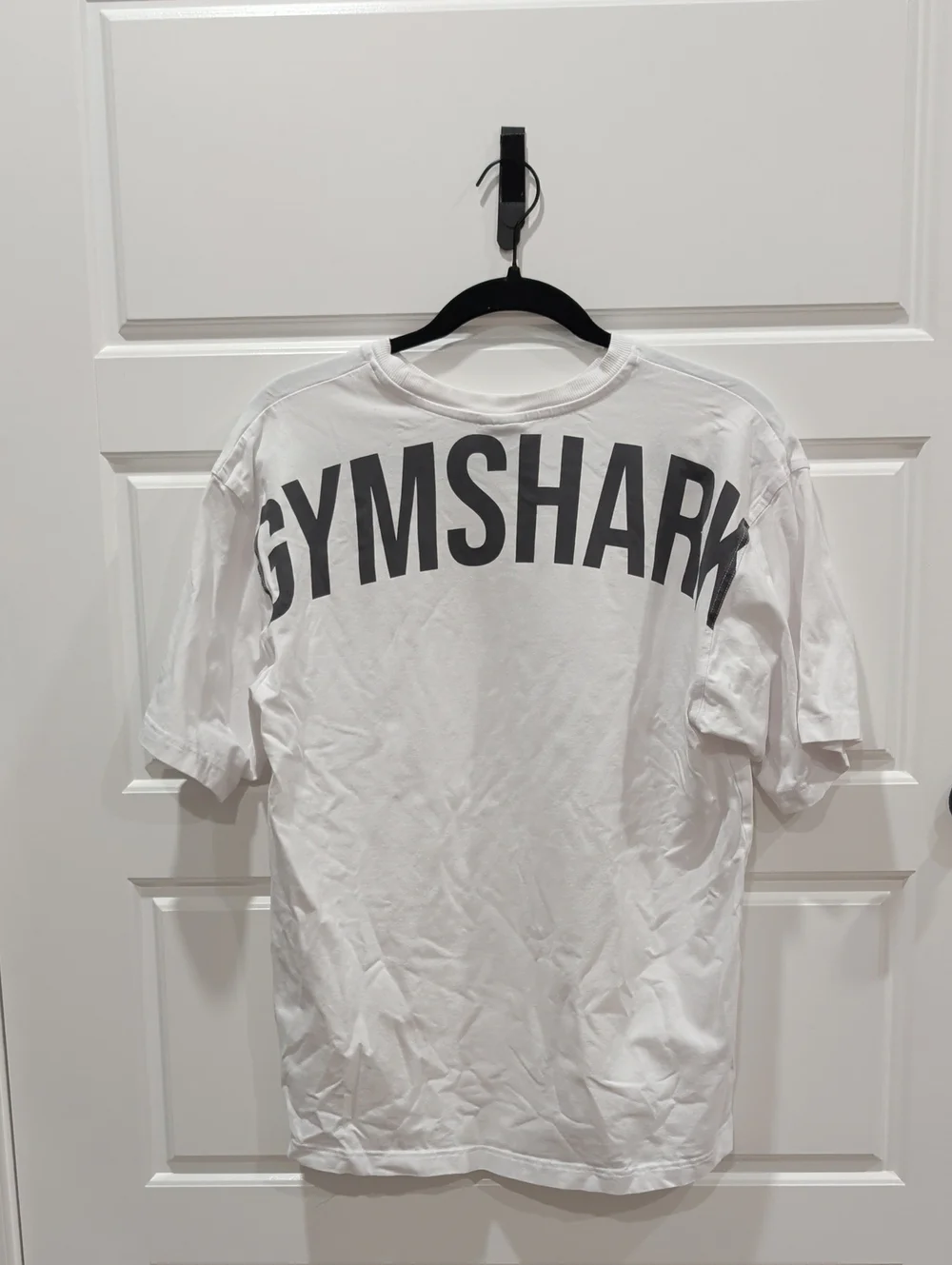 Gymshark Men’s Power T-Shirt Heavyweight - White - Small - Oversized Fit